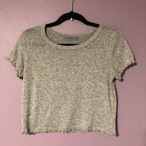 Crew neck crop top:)